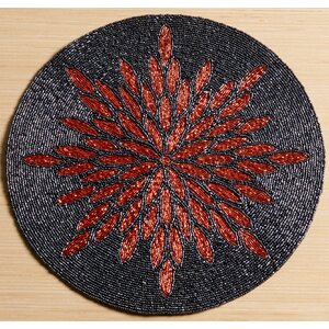 Glass Beaded Sunburst Placemat