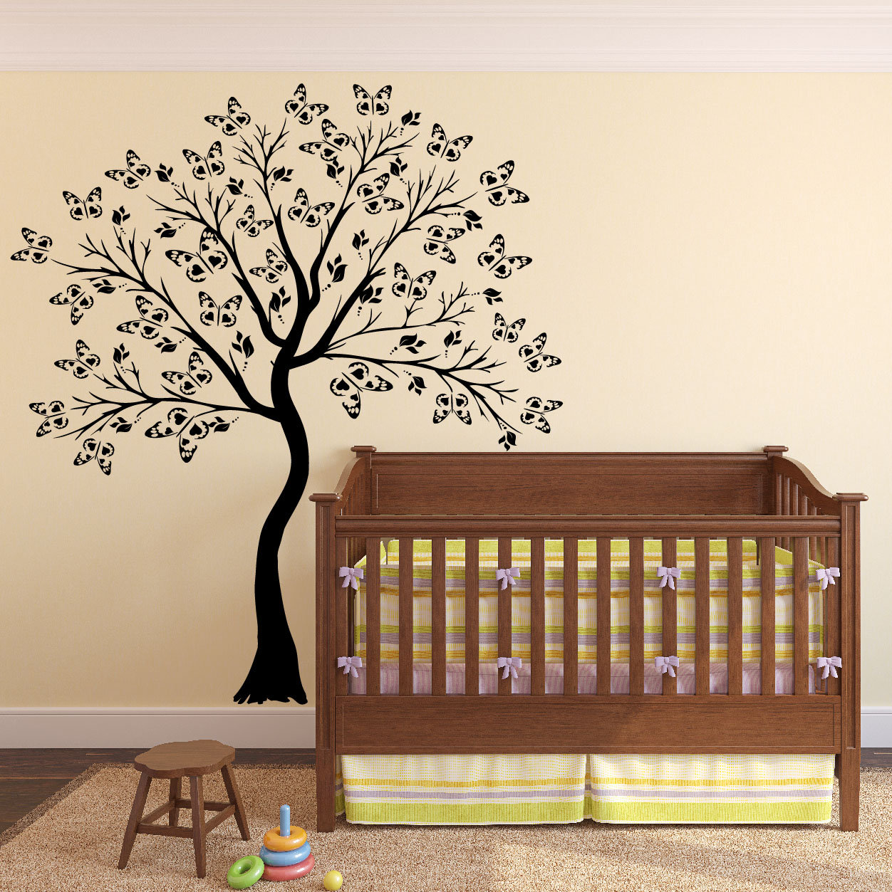 Innovative Stencils Cherry Blossom Tree Baby Nursery Decal Wayfair