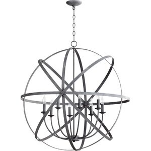 Dian 8-Light Metal Candle-Style Chandelier