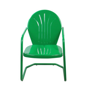 Vintage Metal Outdoor Chairs Wayfair Korando Outdoor Metal Tulip Patio Chair