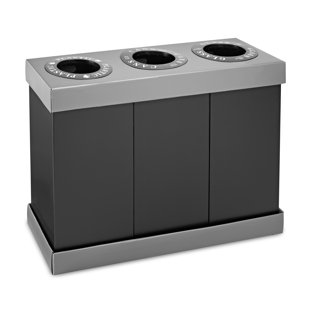 Trash Cans Recycling You Ll Love Wayfair Plastic 28 Gallons Recycling Bin