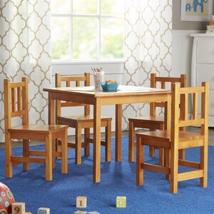 Kayli Kids 5 Piece Table and Chair Set