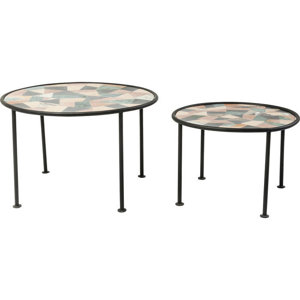 2-tlg. Couchtisch-Set Coccio von KARE Design