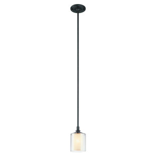 Franklin Iron Works Pendant Wayfair Bevill 1 Light Drum Pendant