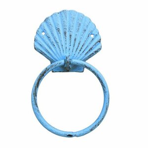 Rustic Seashell Towel Ring