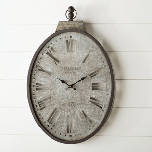 Large Pocket Watch Wall Clock Wayfair Stapleton Pocket Watch Wall Clock