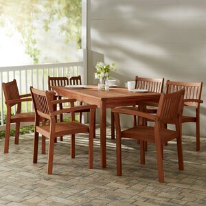 Monterry Traditional 7 Piece Patio Dining Set