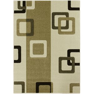 Geometric Ivory Area Rug