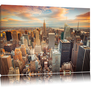 New York Skyline Curtains Wayfair Co Uk New York Skyline Photographic Print On Canvas