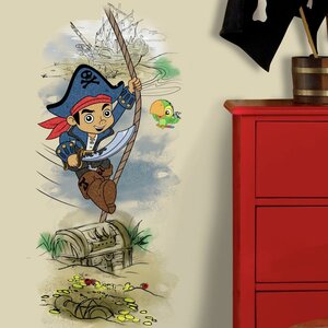 Captain Jake and The Never Land Pirates Treasure Peel and Stick Giant Wall Decal
