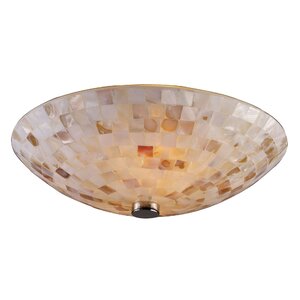 Roehampton 2-Light Semi Flush Mount