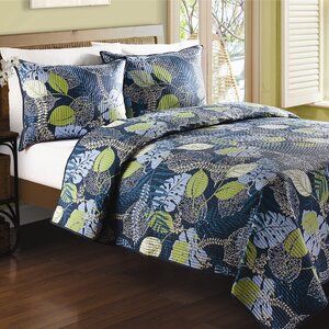 Denning Tropical Leaves Quilt Collection