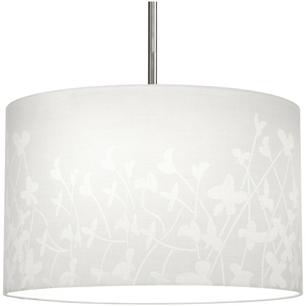 Linen Shade Pendant Light Wayfair
