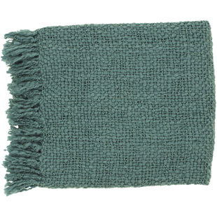 Modern Contemporary Dark Teal Blanket Allmodern Quickview