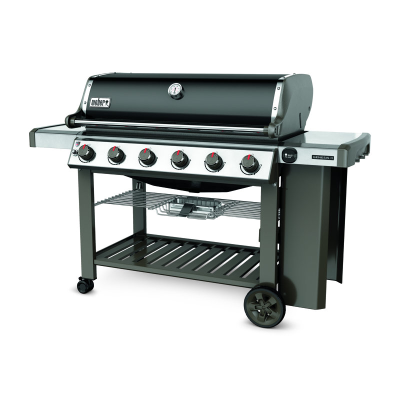 Weber Genesis Ii E 610 6 Burner Propane Gas Grill With Side Shelves Weber Genesis Ii E 610 6 Burner Propane Gas Grill With Side Shelves Reviews Wayfair