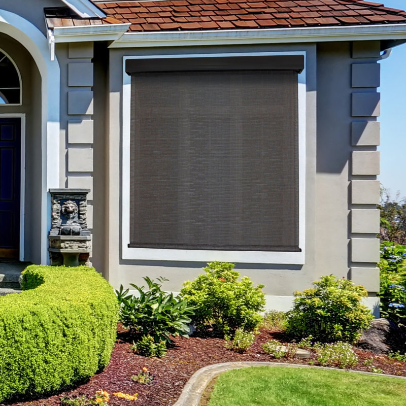 Keystone Fabrics Heavy Duty Semi Sheer Outdoor Roller Shade Heavy Duty Semi Sheer Outdoor Roller Shade