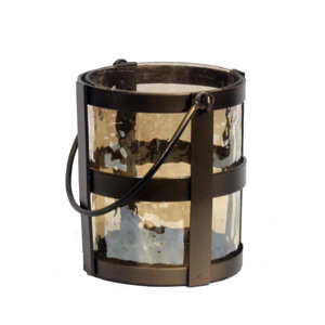 Metal and Glass Lantern