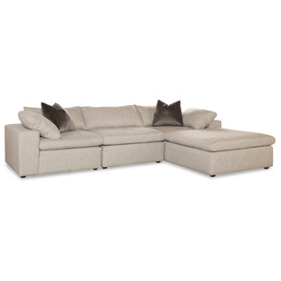 Modern Contemporary Goose Down Sectional Sofa Allmodern Kadence Sectional