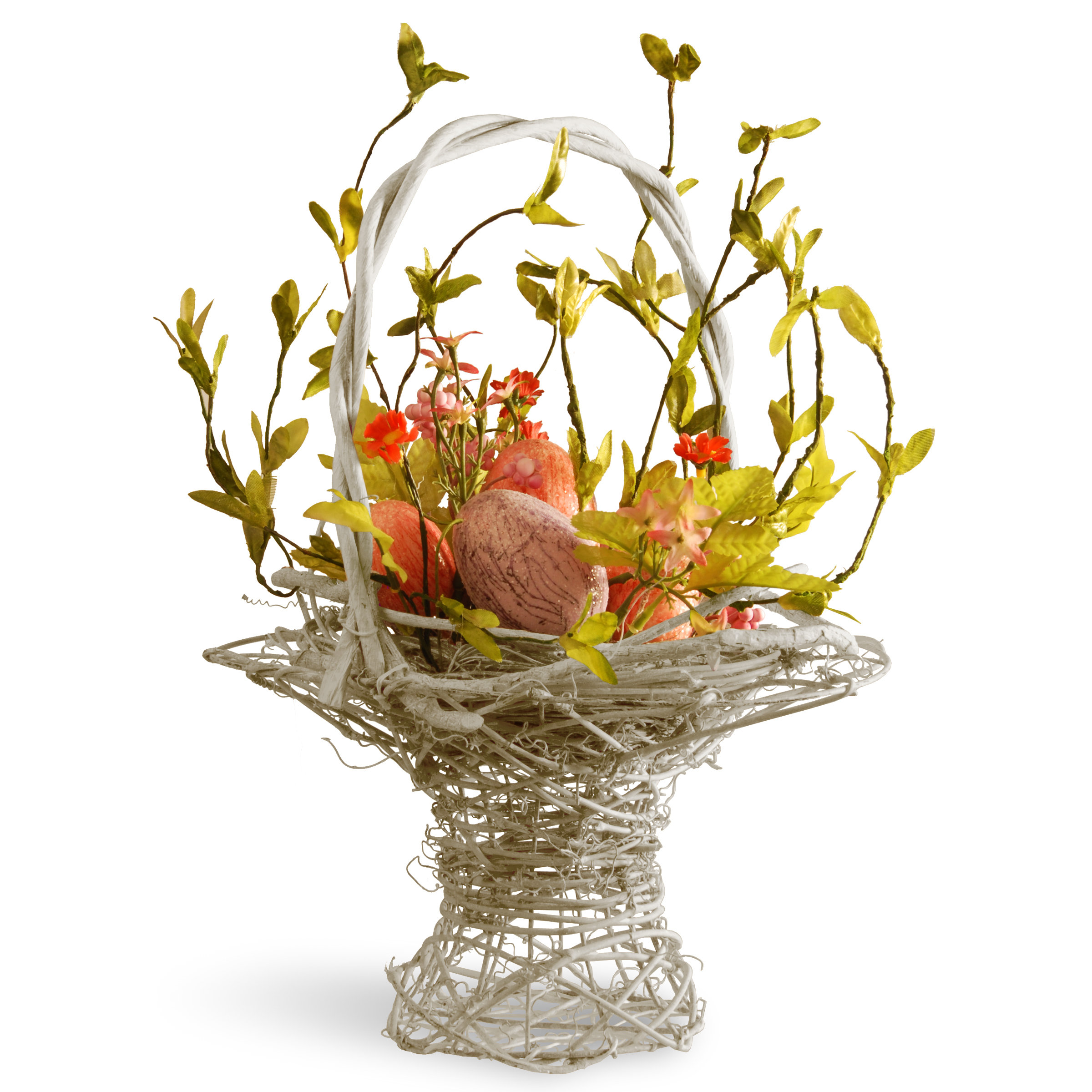 National Tree Co. Easter Basket Flower Arrangements with Egg & Reviews