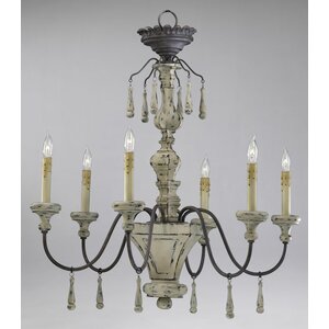 Provence 6-Light Candle-Style Chandelier