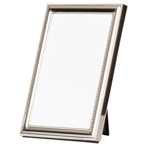 Lucie Delicate Beading Picture Frame in Silver
