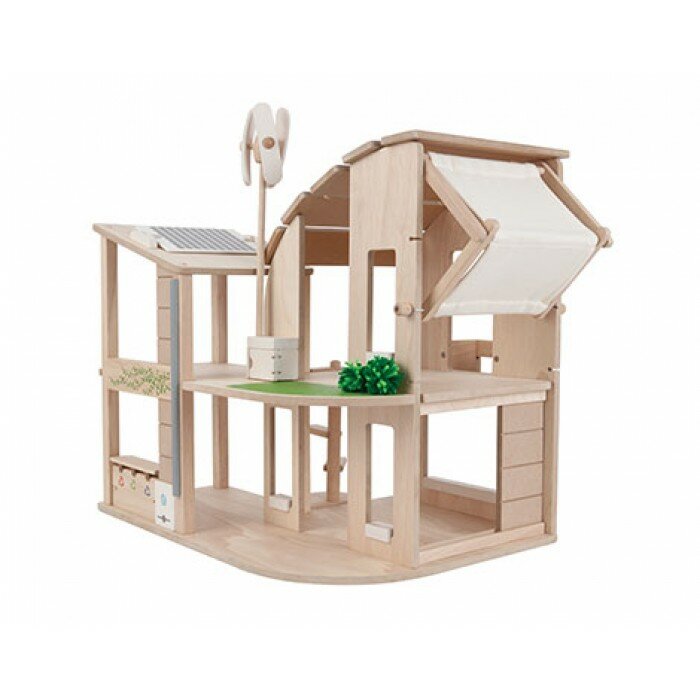 Plan Toys Green Dollhouse 25