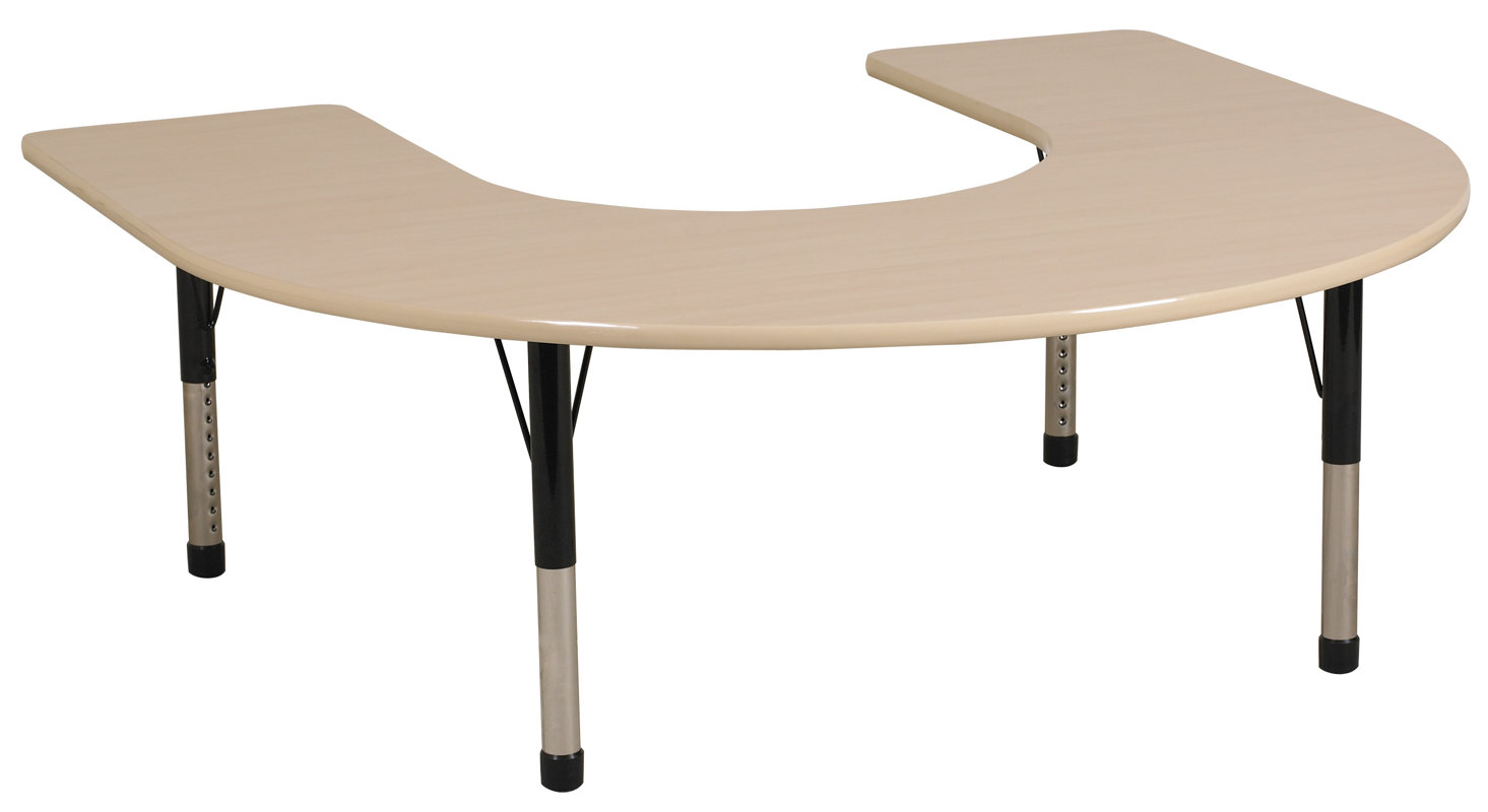 ECR4Kids 66" x 60" Horseshoe Activity Table & Reviews Wayfair