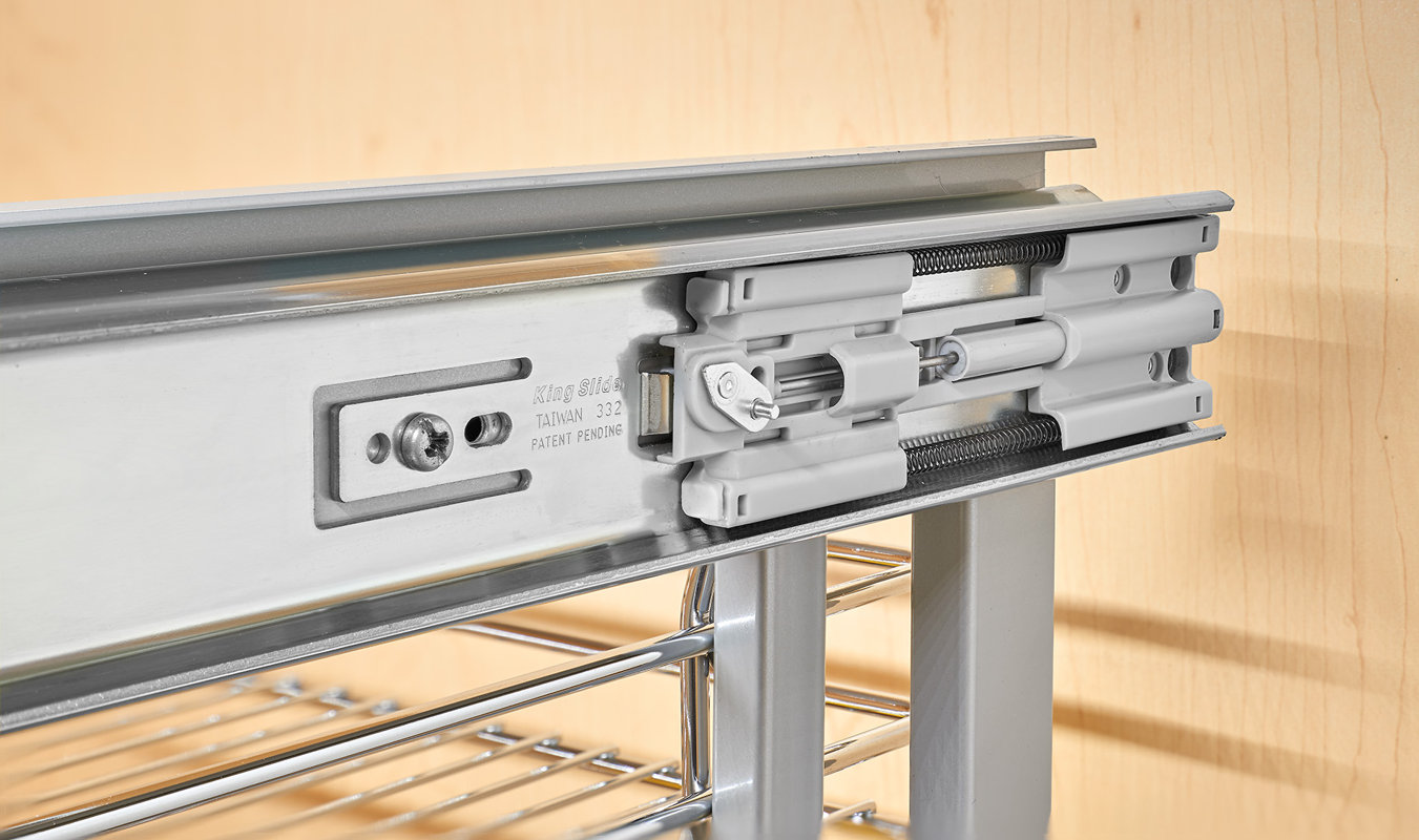 RevAShelf Blind Corner PullOut Chrome 2Tier Basket