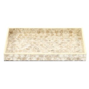 Barnstable Rectangular Capiz Shell Accent Tray