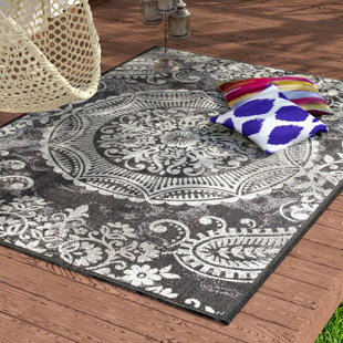Outdoor Rugs You Ll Love Wayfair Gaskins Dark Gray Indoor Outdoor Area Rug