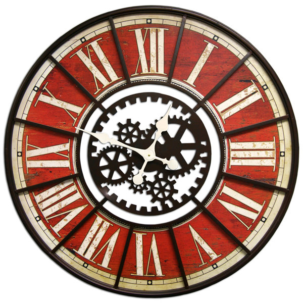 HDC International Round Gears Clock Wayfair