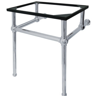Pedestal Sink With Chrome Legs Wayfair Quickview
