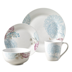 Adele 16 Piece Dinnerware Set, Service for 4