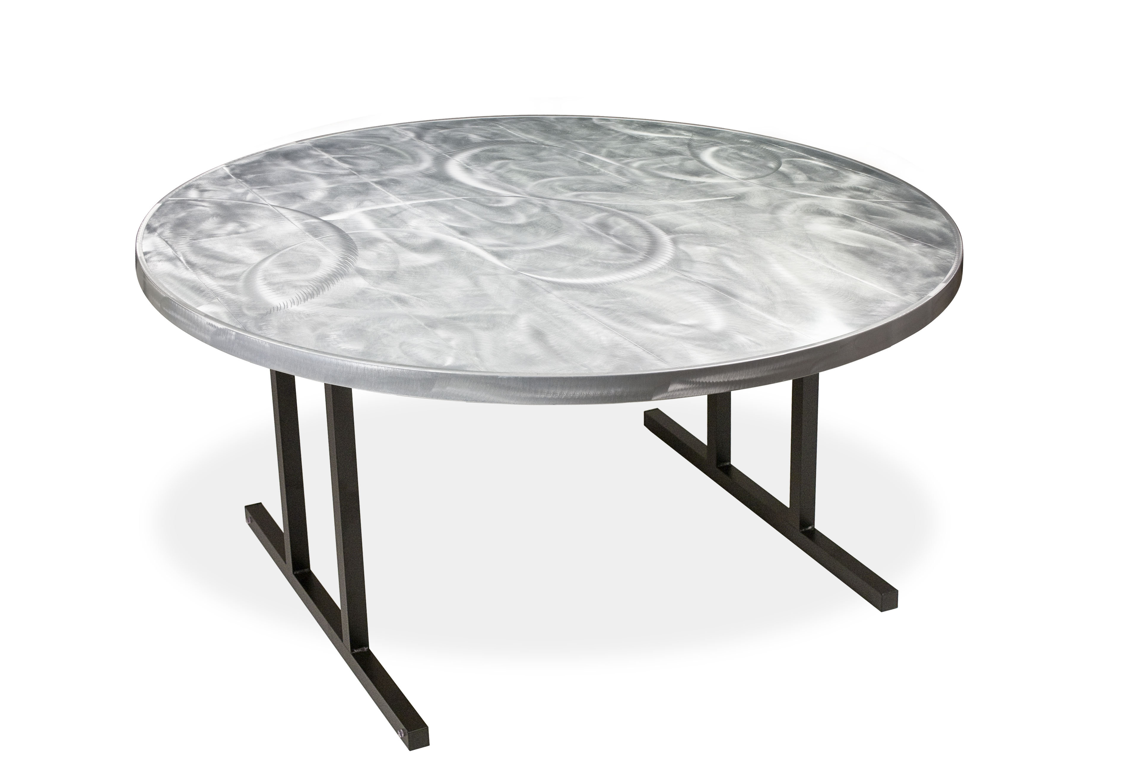Southern Aluminum Swirl 60 Round Folding Table Wayfair