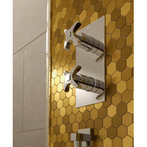 Zweigriff-Duscharmatur Unterputz Glorious Dual v..