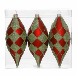 Diamond Drop Ornament (Set of 3)