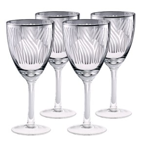 Zebra Wine Glass (Set of 4)