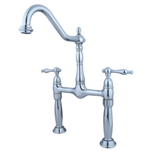 Victorian Double Handle Centerset Vessel Sink Faucet