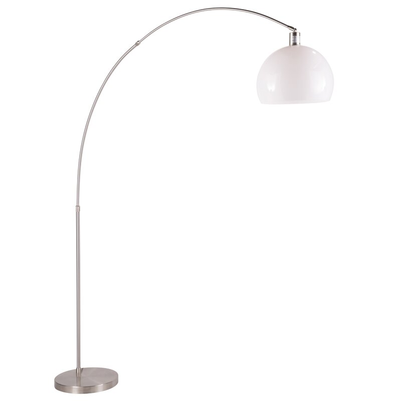 Orren Ellis Jenson 79.25" LED Arched Floor Lamp | Wayfair