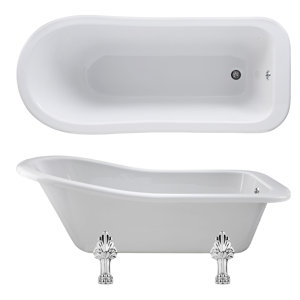 Old London 170 cm x 73 cm Standard-Badewanne Bro..
