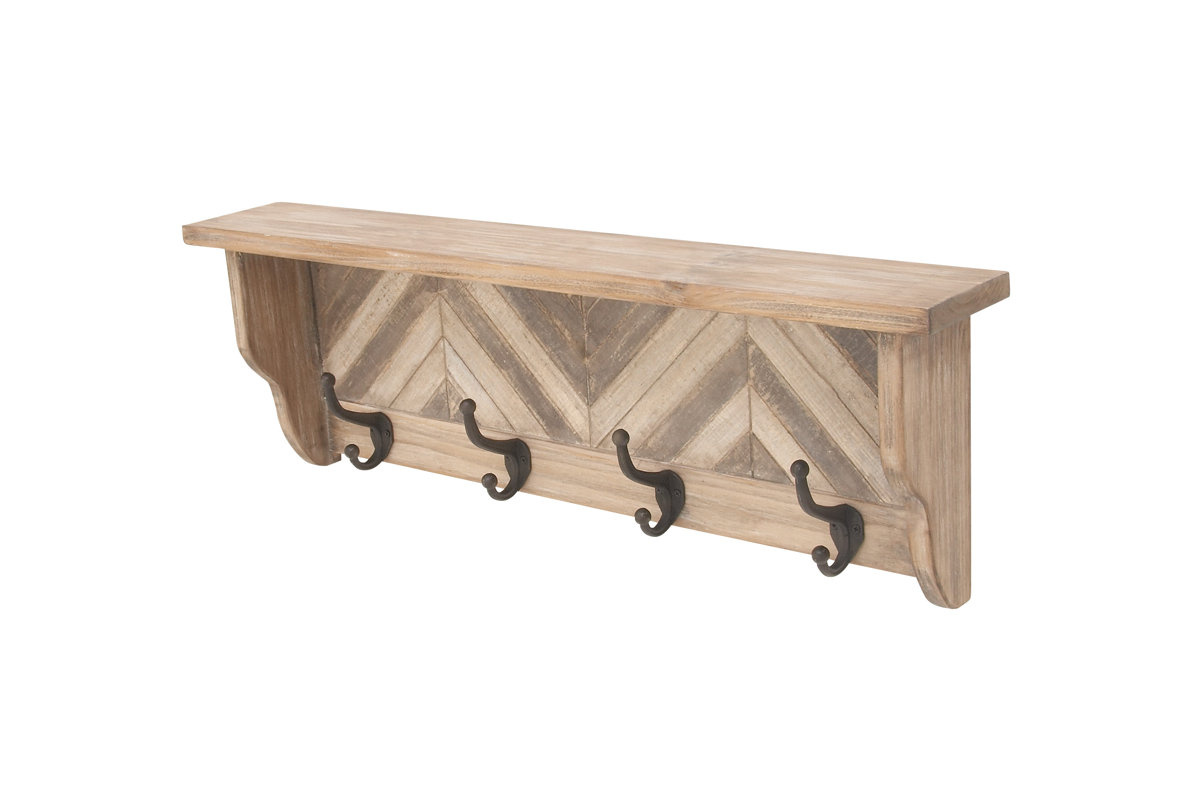 Cole & Grey Shelf Wall Mounted Coat Rack & Reviews Wayfair.ca