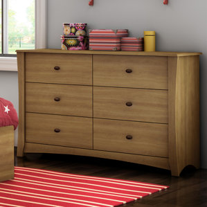 Jumper 6 Drawer Double Dresser by South Shore