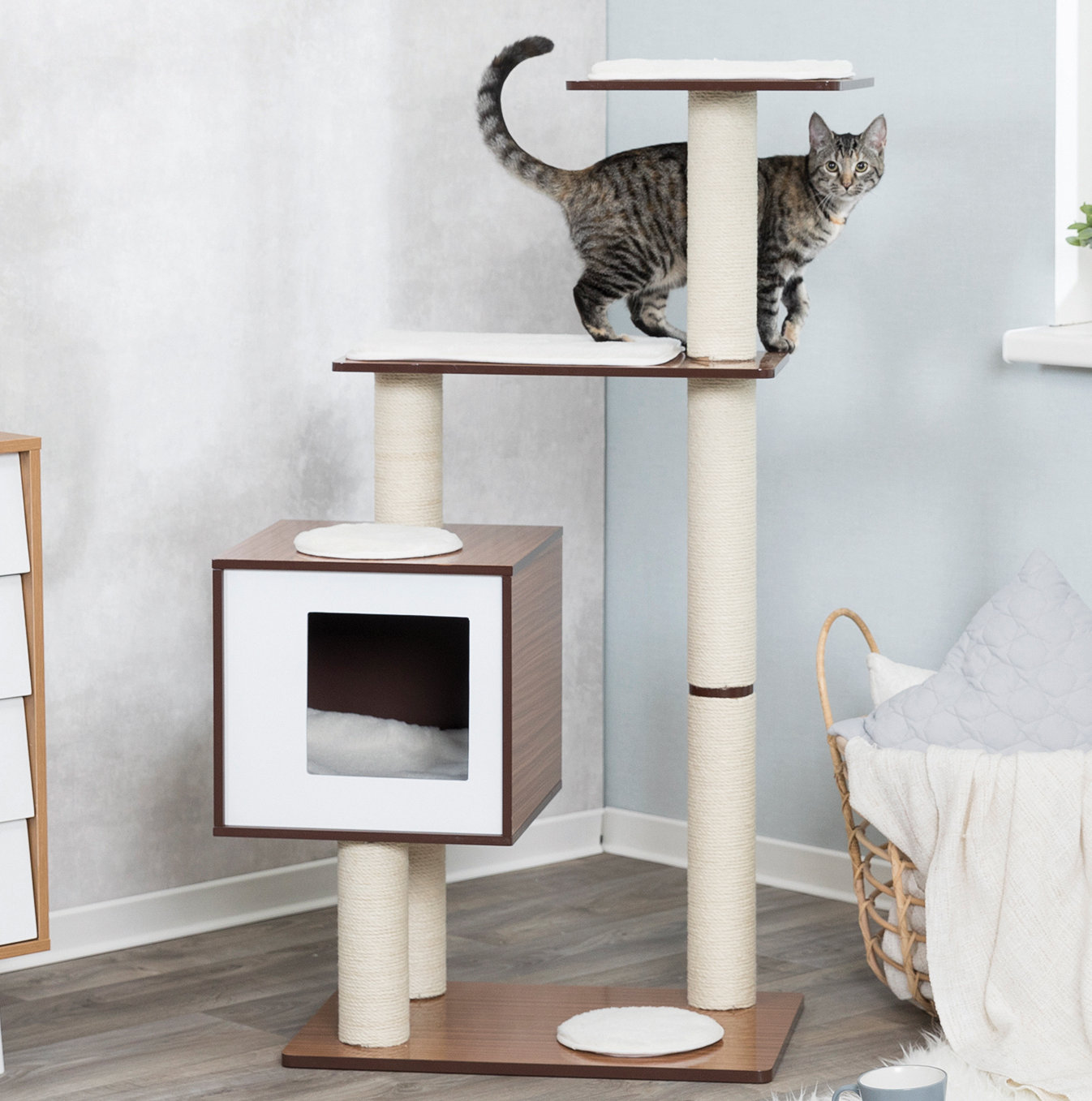 Wooden Cat Tree