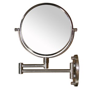 Alphonsine Extendable Round X Magnify Mirror