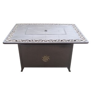 Cast Aluminum Propane Fire Pit Table