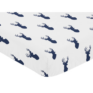 Woodland Deer Fitted Crib Sheet