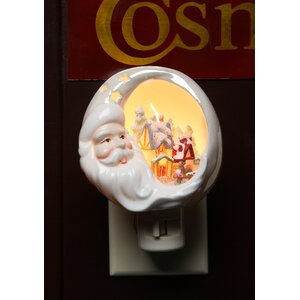 Santa House Plug-In Night Light