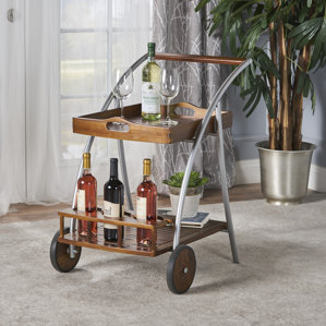 Farren Wood Bar Cart by Ivy Bronx