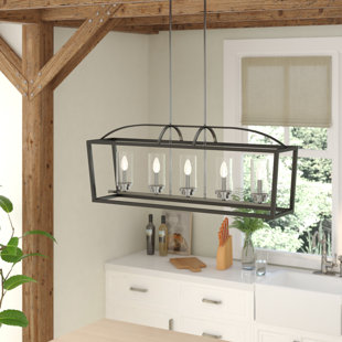 Kitchen Island Pendants Birch Lane Luna 5 Light Kitchen Island Pendant