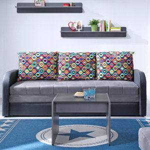 3-Sitzer Schlafsofa aus Leder von dCor design